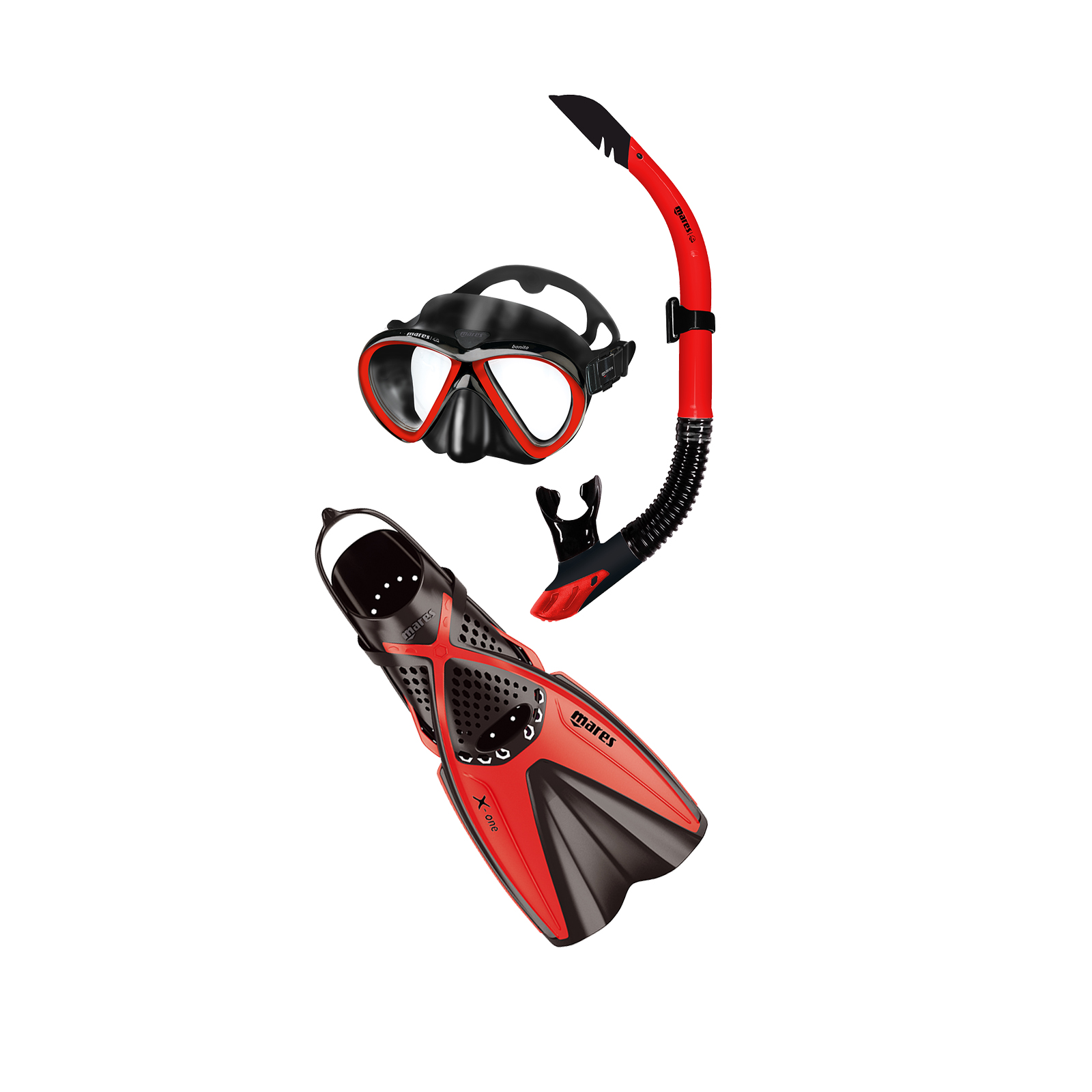 Mares X-One Bonito Mask/Snorkel/Fin Set 